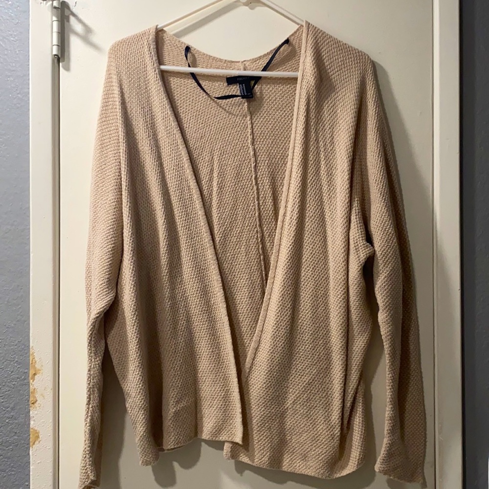 Tan cardigan